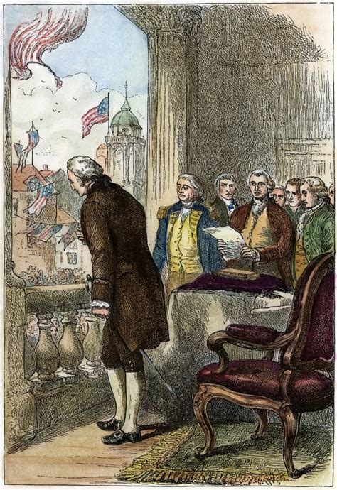 Washington Inauguration 1789 George Washington Bowing To The Crowd
