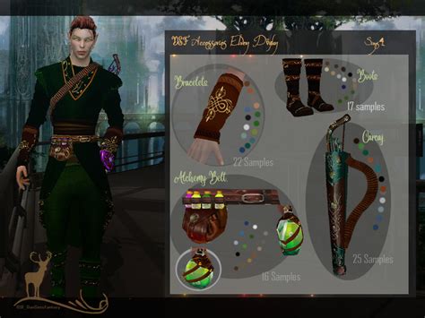 Dansimsfantasy The Sims 4 Fantasy Accessories Elven Dogun