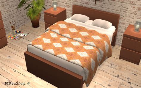 Mod The Sims 5 Random Jonesi Bed Blanket Recolors