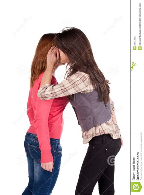 Two Girl Friend Gossiping Stock Image Image Of Communication 26423821