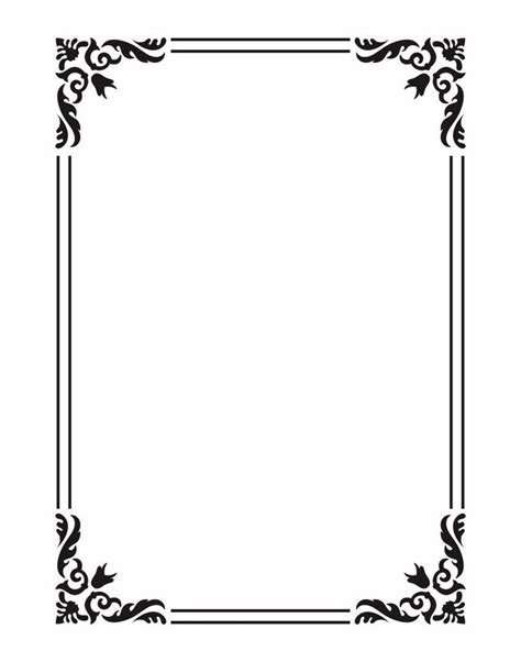 10 Best Paper Frame Template Printable For Free At