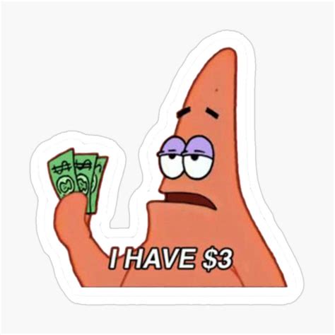 43 Meme Patrick Sticker