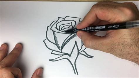 Como Hacer Un Dibujo De Una Rosa 18 Ideas De Dibujar Rosas Dibujos De