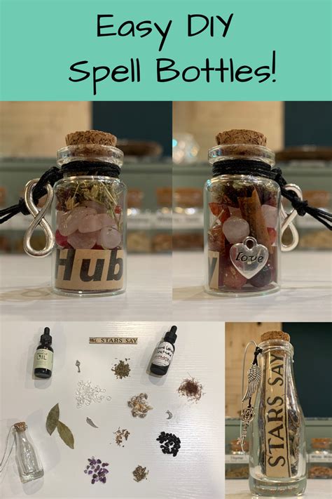Easy Diy Spell Bottles Witch Bottles Potions Recipes Witch Jars Diy