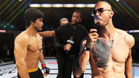 Ps5 Bruce Lee Vs Andrew Tate Ea Sports Ufc 4 Youtube