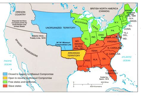 Through The Civil War Missouri Compromise