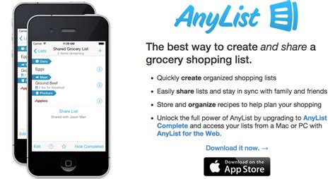 As a result, we came up with an idea to build a grocery list app and combine both a smart mobile shopping list and personal smart shopping assistant in one single. AnyList App (With images) | Grocery shopping app, Shopping ...