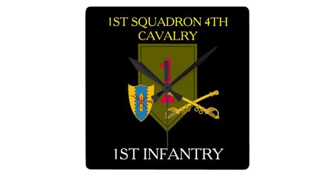 1st Squadron 4th Cavalry 1st Infantry Clock