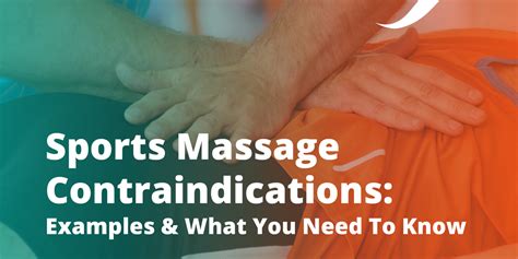 Sports Massage Contraindications Examples And What You Need To Know