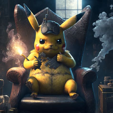 Badass Pikachu By Bestiaanimalis On Deviantart