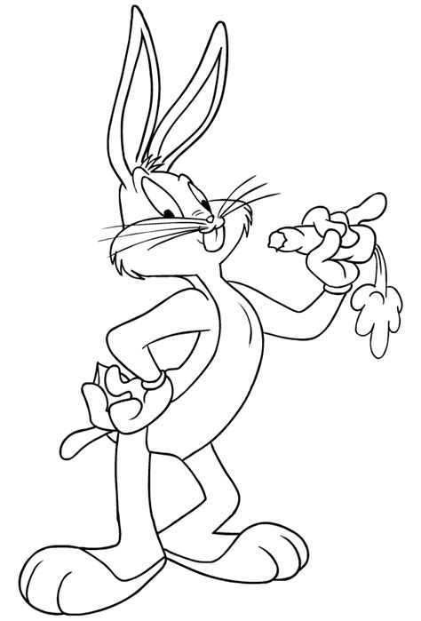 Disegno Di Bugs Bunny Da Colorare