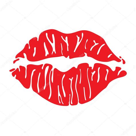 Kiss Print Stock Vector By ©yellowpixel 4375873