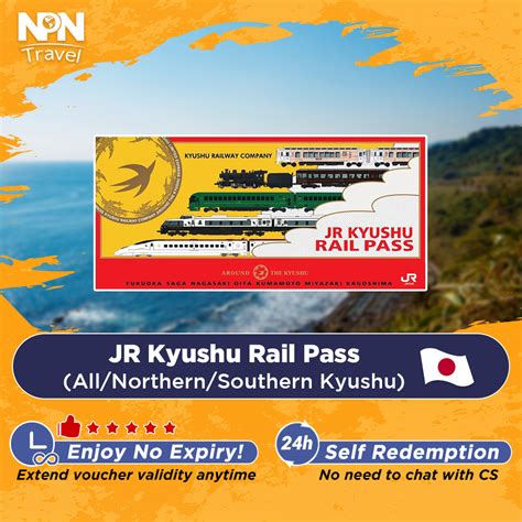 Japan Jr Kyushu Rail Pass E Ticket 3 5 7 Days Pass All Northern Southern Kyushu Shopee Singapore