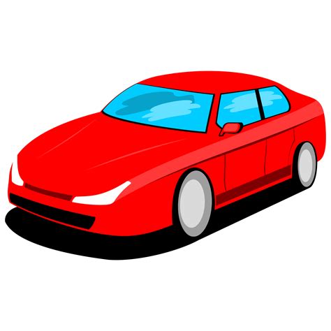 Vector for free use: Red car vector
