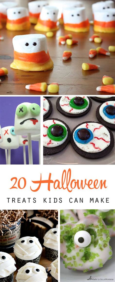 20 Fun Halloween Treats To Make With Your Kids Fun And Easy