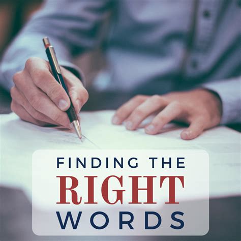 5 Tips For Finding Exactly The Right Words Writersdomain Blog