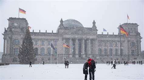 Heavy Snow In Germany And Austria Causes Chaos For Travelers