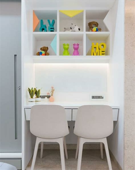 White Study Table Design For Kids Study Table Designs Interior
