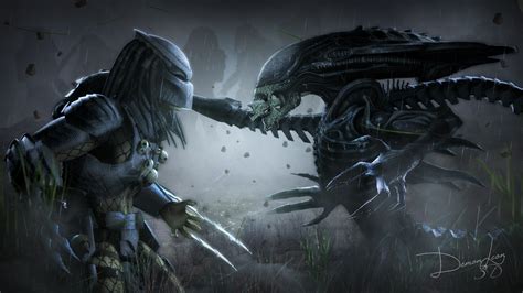Alien Vs Predator By Demonleon3d On Deviantart