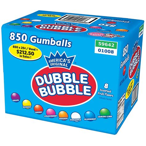 Dubble Bubble Gumball Assortment 850pcs