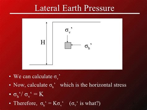 Lateral Earth Pressure