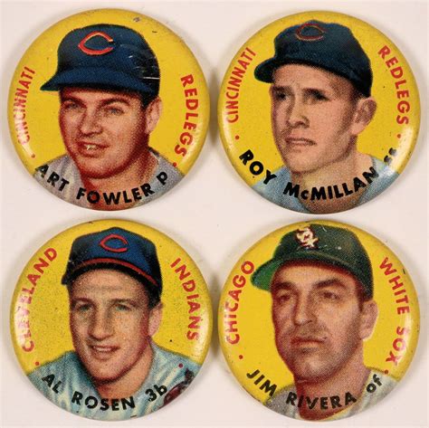 Topps 1956 Baseball Pins 112519 Holabird Western Americana Collections