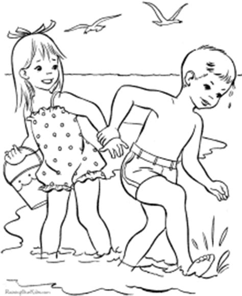 Download Beach Coloring Pages, Sheets and Pictures!