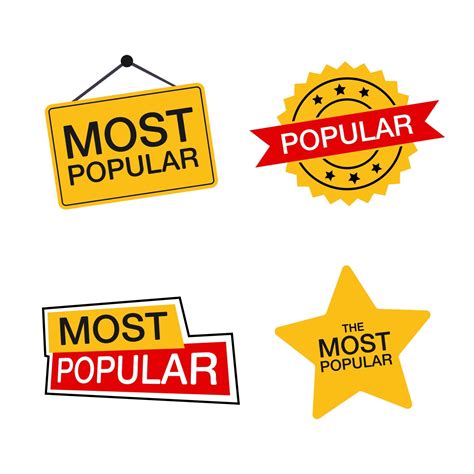 Most Popular Label Vector Suitable For Advertising Element Special