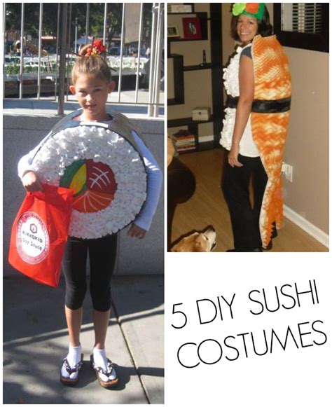 I opted for sushi because i was inspired by a cute diy for babies online, and decided to put my own twist on it. 5 handmade sushi costumes - Really Awesome Costumes