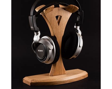 Wooden Headphone Stand Headphone Stands Diy Headphone Stand Diy