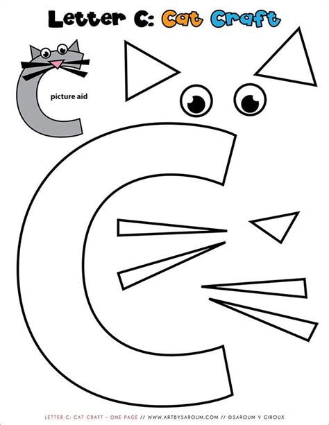 15 Cat Crafts Preschool Free Printables Alphabet Crafts Preschool