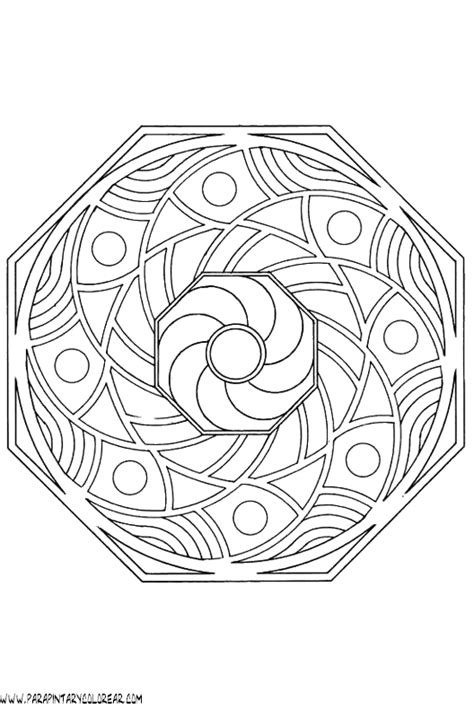 Dibujos Mandalas Complejos 007