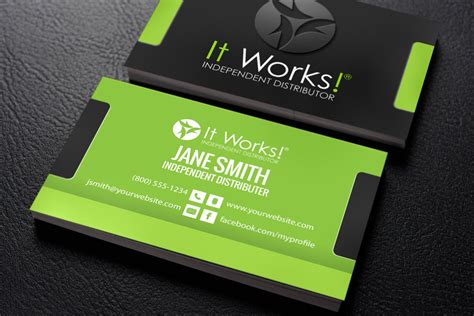 It Works Distributors Can Make And Print New Business Cards All At Once