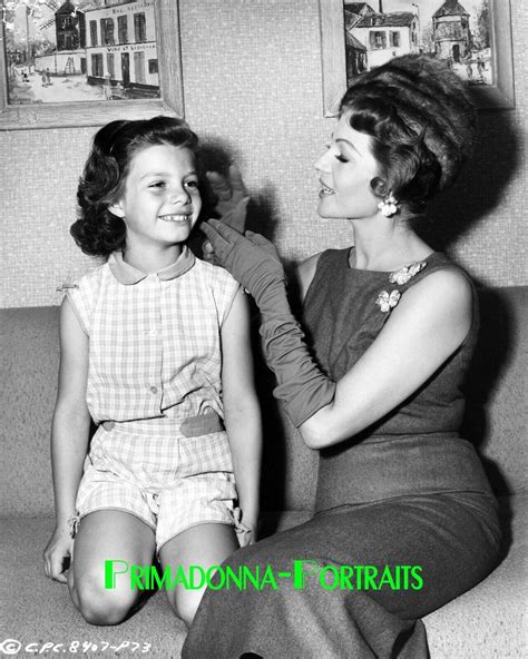 Rita Hayworth And Yasmin Aga Khan 8x10 Lab Photo 1953 4 Year Old Daughter Portrait Ebay