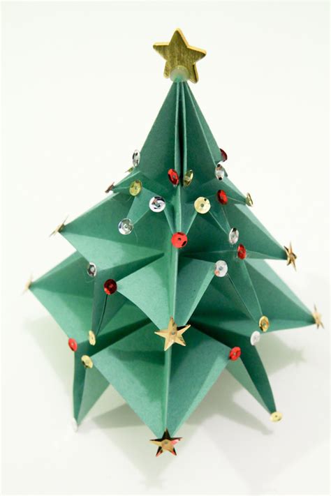 Origami Christmas Tree · An Origami Tree · Origami On Cut