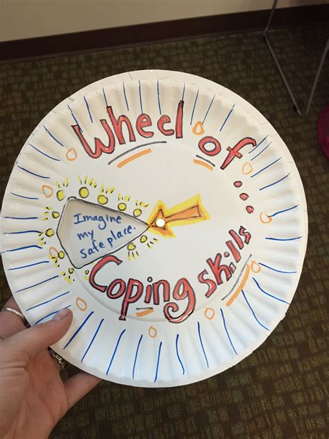 Spin The Wheel Of Coping Skills Social Work Coping Skills School