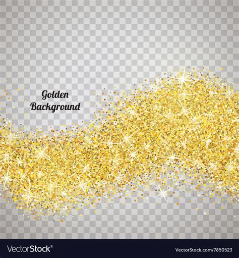 Gold Glitter Texture With Sparkles Royalty Free Vector Image