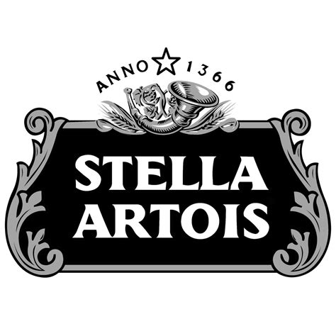 stella artois logo black and white 1 brands logos