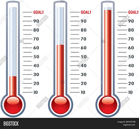 Vector Thermometers Vector And Photo Free Trial Bigstock