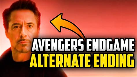 Avengers Endgame Alternate Ending Revealed Youtube