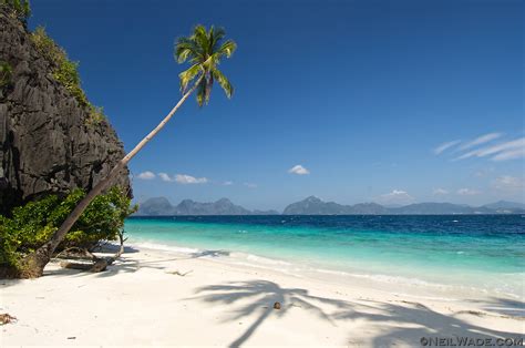 A Perfect Tropical Beach Near El Nido Philippines Neil Wade Photography