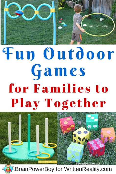 Great for family parties, birthdays, or any type of gathering with people of all ages! Fun Outdoor Games for Families - Written Reality