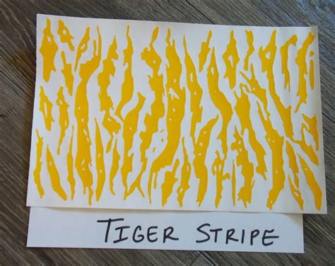 Tiger Stripe Camo Stencil Pack For Duracoat Cerakote Gunkote And