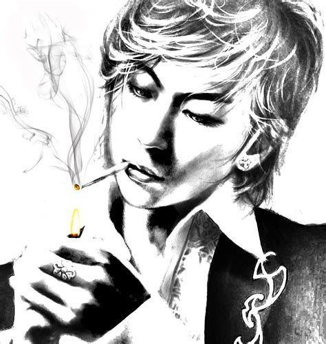 Detail Gambar Sketsa Orang Merokok Keren Koleksi Nomer