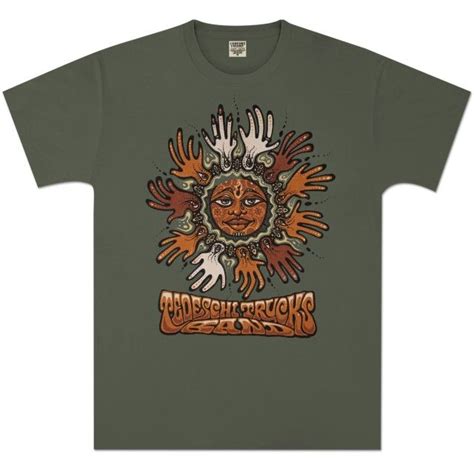 Tedeschi Trucks Band 2012 Mens Tour Shirt Sage Tour Shirt Mens Tshirts Music Tshirts