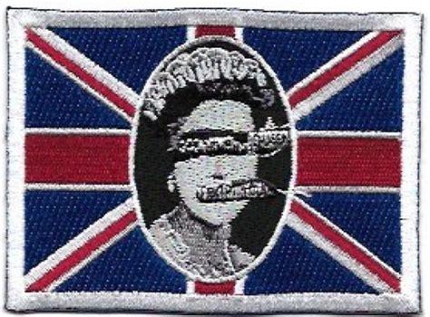 Sex Pistols God Save The Queen Embroidered Patch Iron On