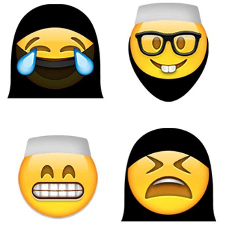 Muslim Emoji In Der App Tragen Smileys Kopftuch Oder Nikab Welt