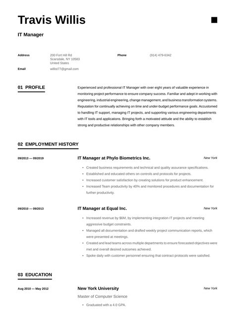 Basic Or Simple Resume Templates Word And Pdf Download For Free