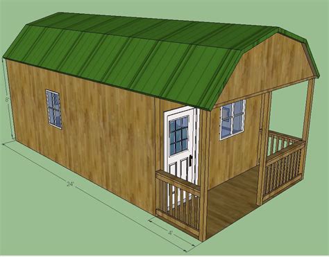 Just wanted to be added to your long list of satisfied customers. Sweatsville: 12' x 24' Lofted Barn Cabin in SketchUp