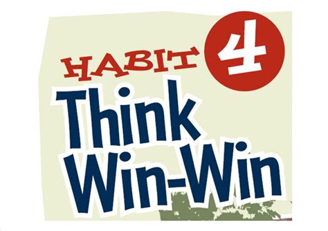 7 Habits Of Highly Effective Teens Habit4 Think Win Win